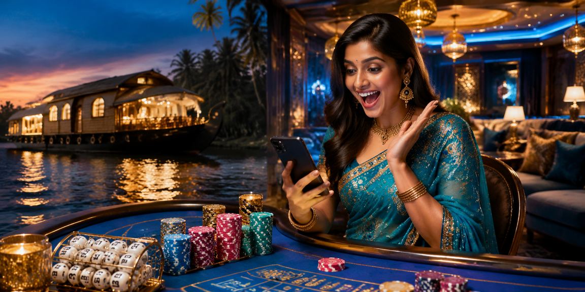 Lottery and sports betting scene in Kerala backwaters